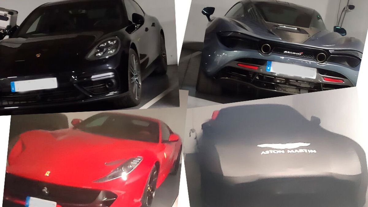 Los coches de lujo del comisionista Luceño acumulan polvo en un garaje de Pozuelo de Alarcón Los coches de lujo del comisionista Luceño acumulan polvo en un garaje de Pozuelo de Alarcón