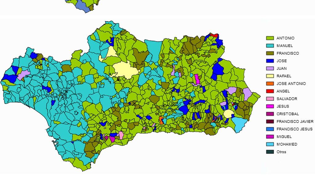 NOMBRES ANDALUCIA