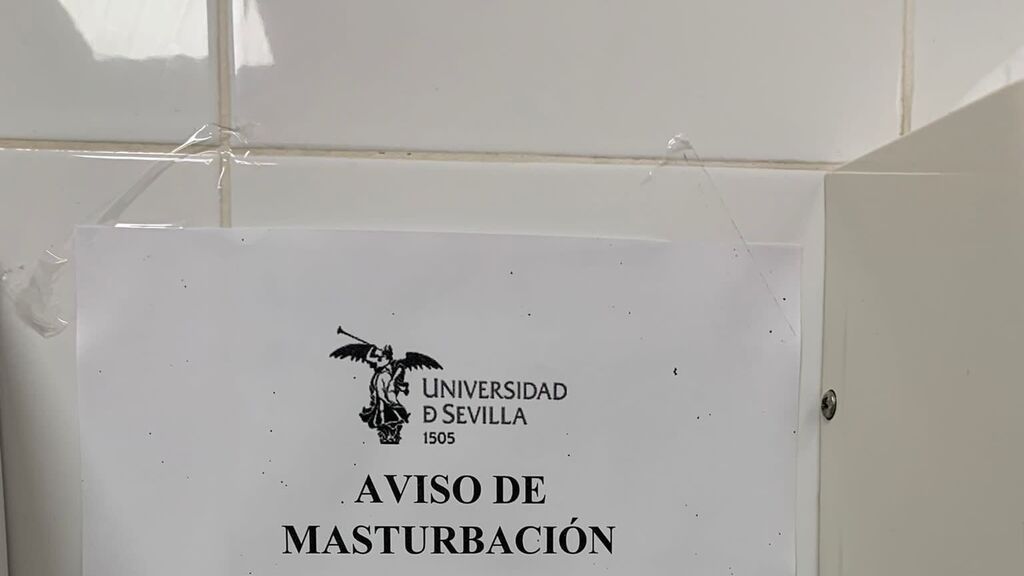 Cartel masturbación universidad de Sevilla