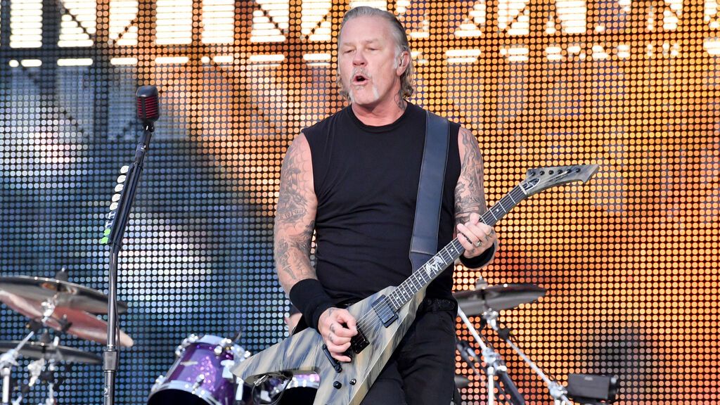 James Hetfield, miembro de la banda Metallica.