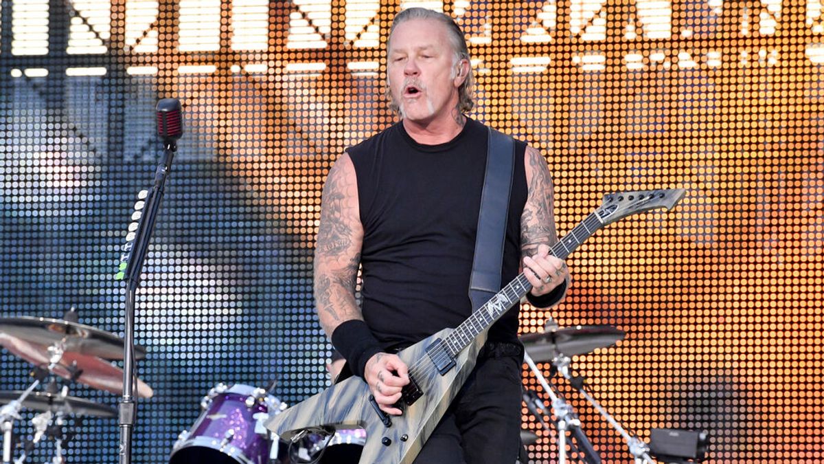 James Hetfield, miembro de la banda Metallica.