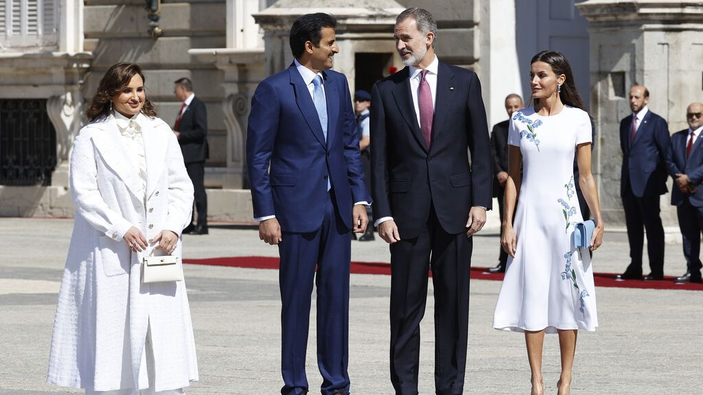 Fútbol, gas y negocios, España pone alfombra roja al emir de Qatar