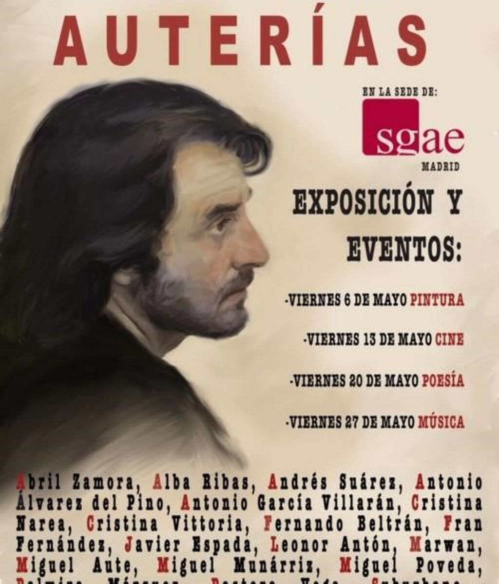 Cartel del ciclo en homenaje a Aute.