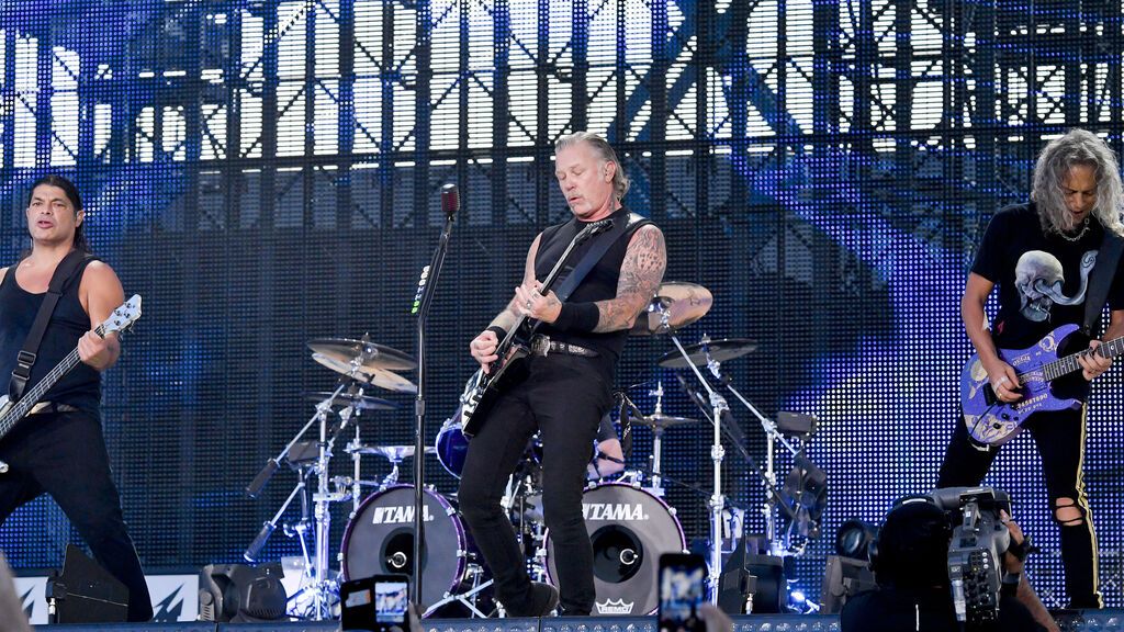 La mítica banda de rock Metallica.
