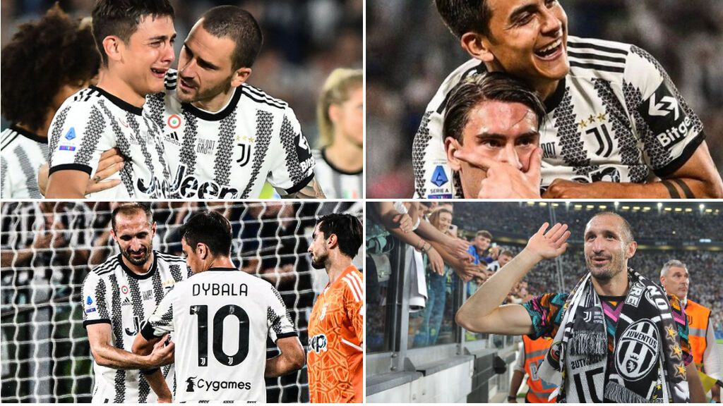 La noche más emotiva en la Juventus: Dybala y Chiellini dejan el club entre lágrimas