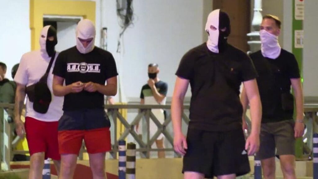 Previa de la UEFA en Sevilla: disturbios entre un grupo de 200 hinchas que se salda con 5 detenidos