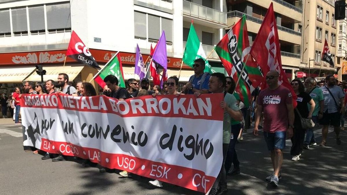 Manifestación por el centro de Vitoria Manifestación por el centro de Vitoria