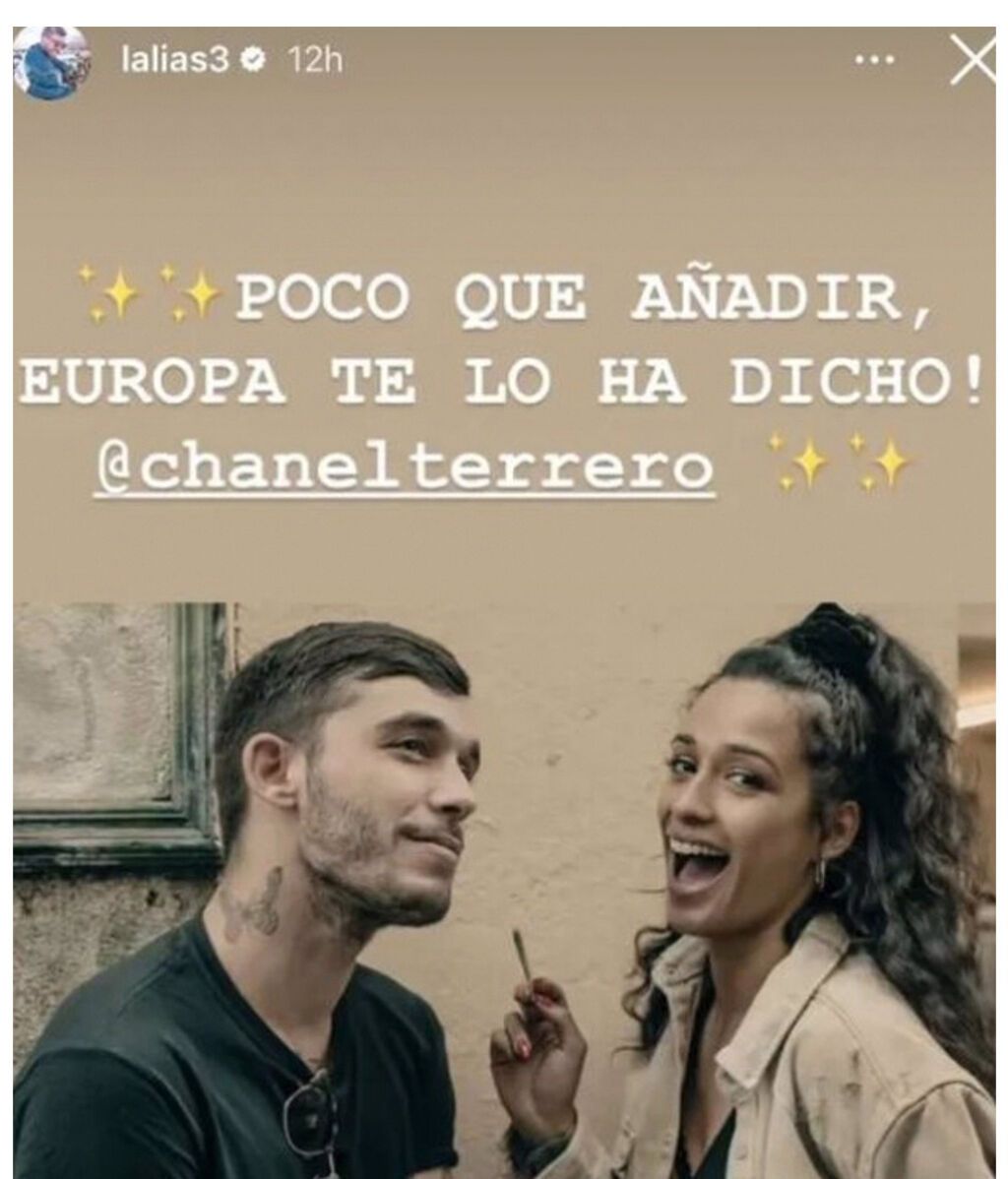 Las bonitas palabras de Víctor Elías hacia Chanel Terrero tras su actuación en Eurovisión 2022