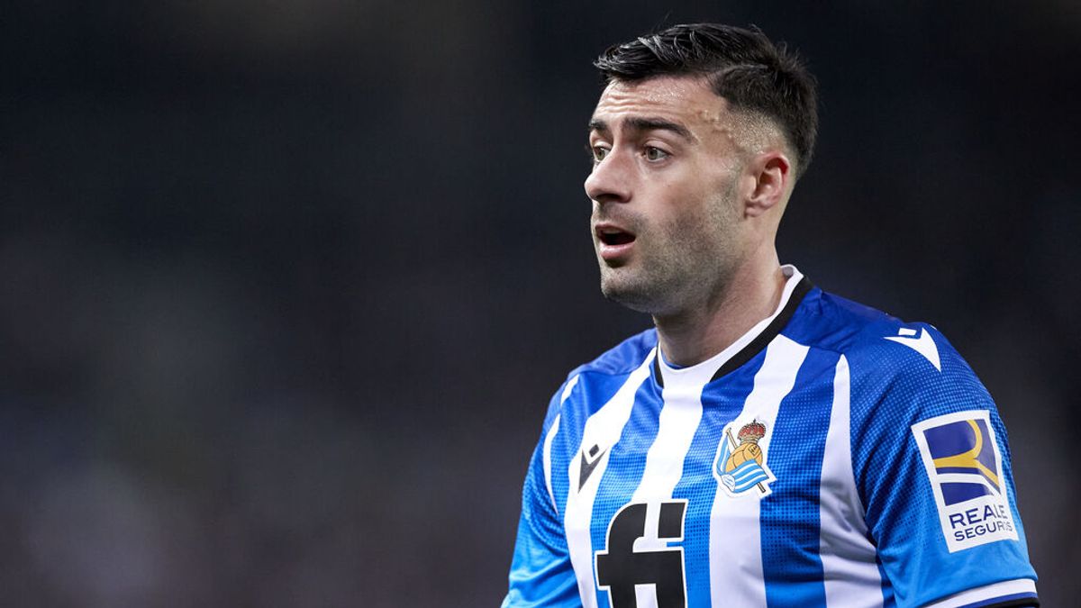 El jugador de La Real Sociedad Diego Rico El jugador de La Real Sociedad Diego Rico