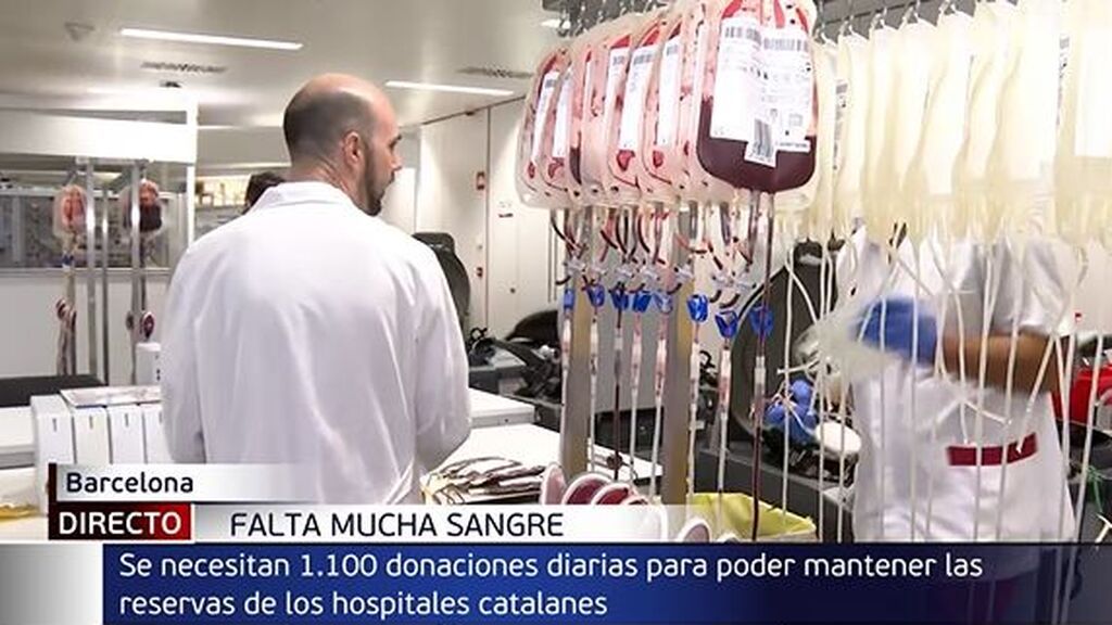 Falta sangre en España: se necesitan 1.100 donaciones diarias para poder mantener las reservas de los centros catalanes