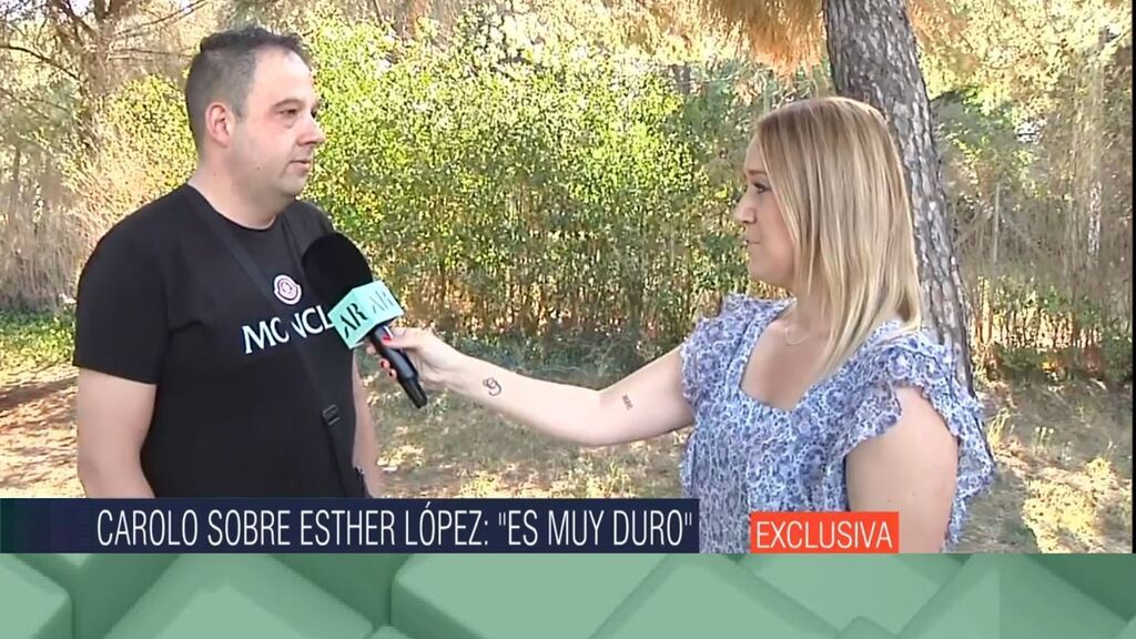 Carolo, en exclusiva: "Esther no dijo de ir a Valladolid y no discutió con Óscar en el coche"