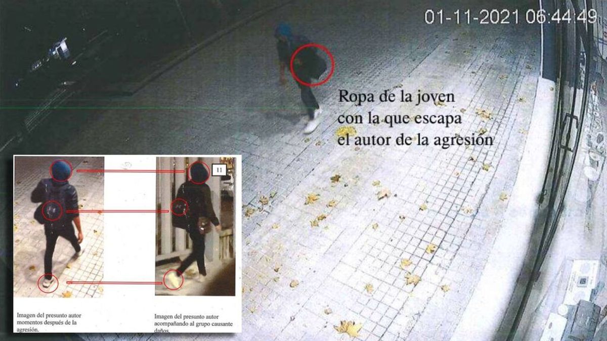 Las imágenes del caso: el violador de Igualada corrió tras la víctima y robó su ropa para no dejar huellas