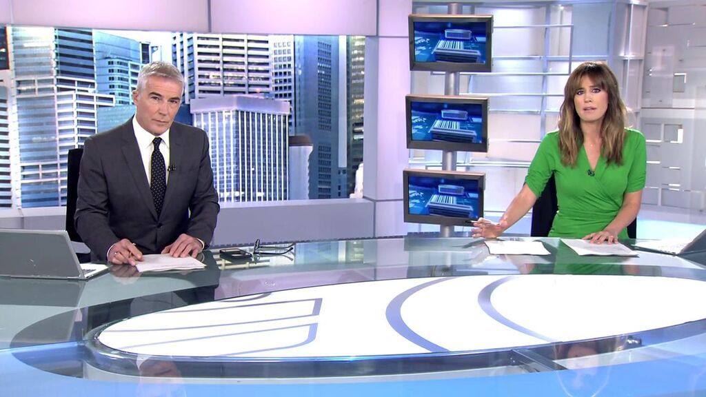 Con David Cantero e Isabel Jiménez Informativos Telecinco 2022 Mediodía 19/05/2022