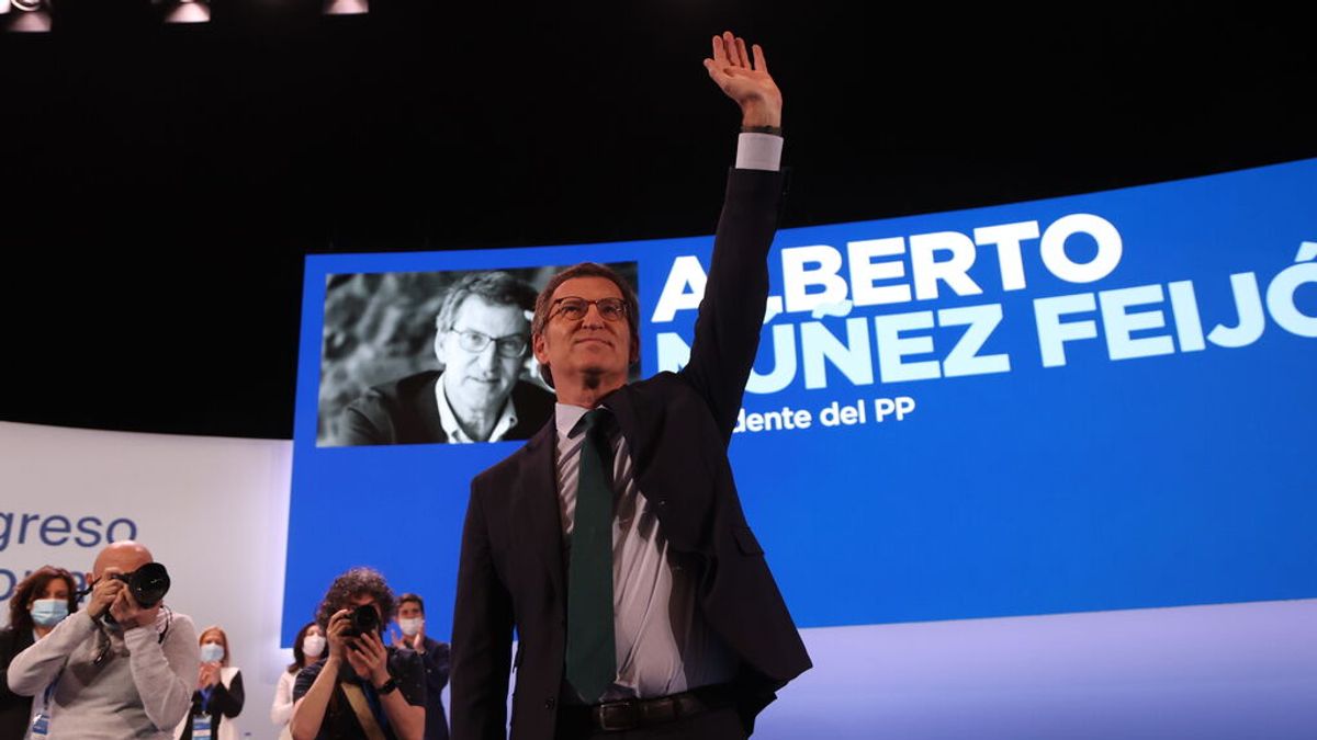 Alberto Núñez Feijóo, durante el Congreso del PP Alberto Núñez Feijóo, durante el Congreso del PP