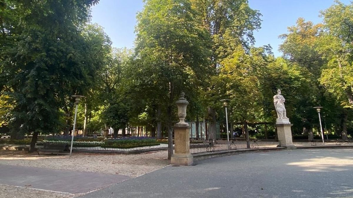 Un parque de Vitoria Un parque de Vitoria