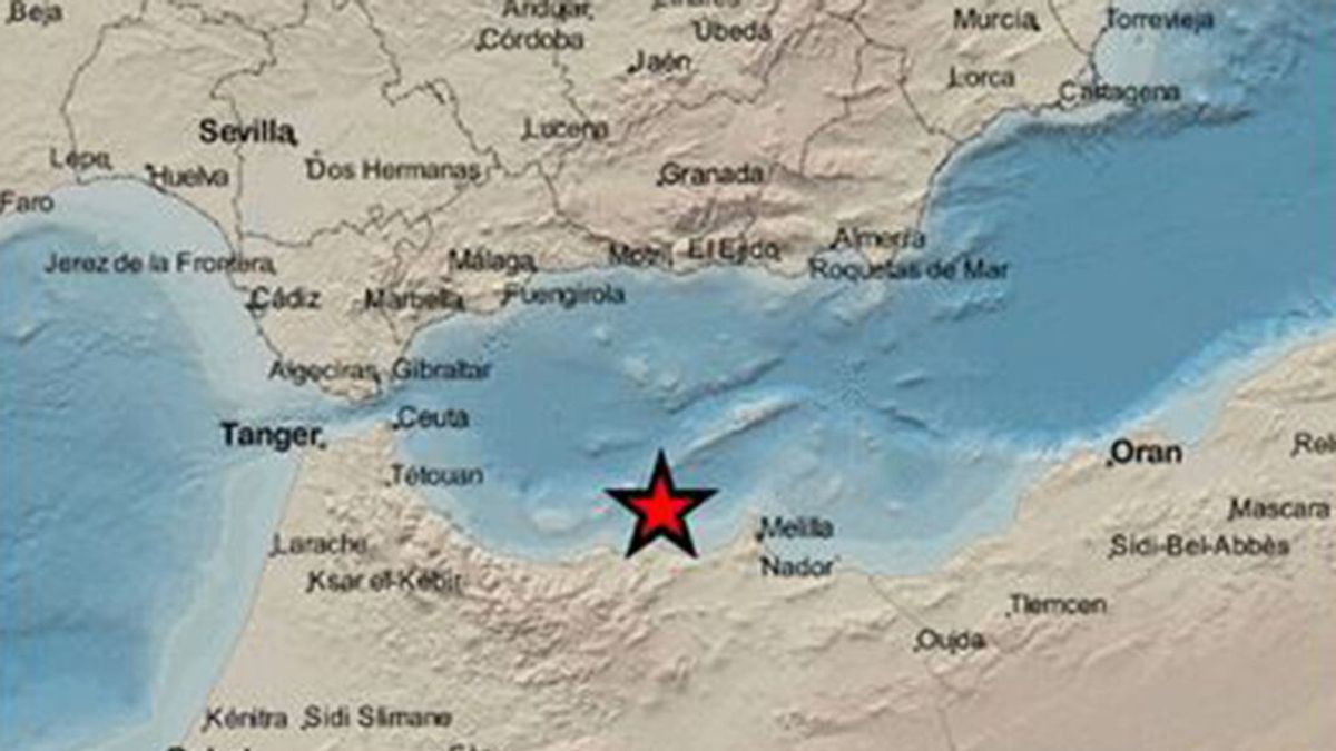 Registrado un terremoto de magnitud 5.0 en el mar de Alborán sentido en Málaga y Almería