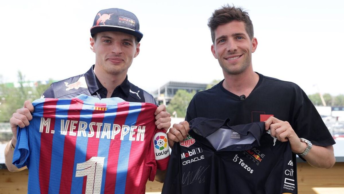 Max Verstappen vuelve a mostrar su vena barcelonista: "Muchísimas gracias" Max Verstappen vuelve a mostrar su vena barcelonista: "Muchísimas gracias"