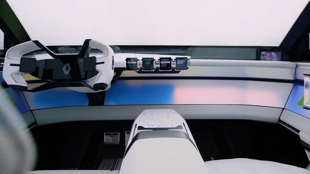 El Scénic Vision h2-tech está repleto de tecnología