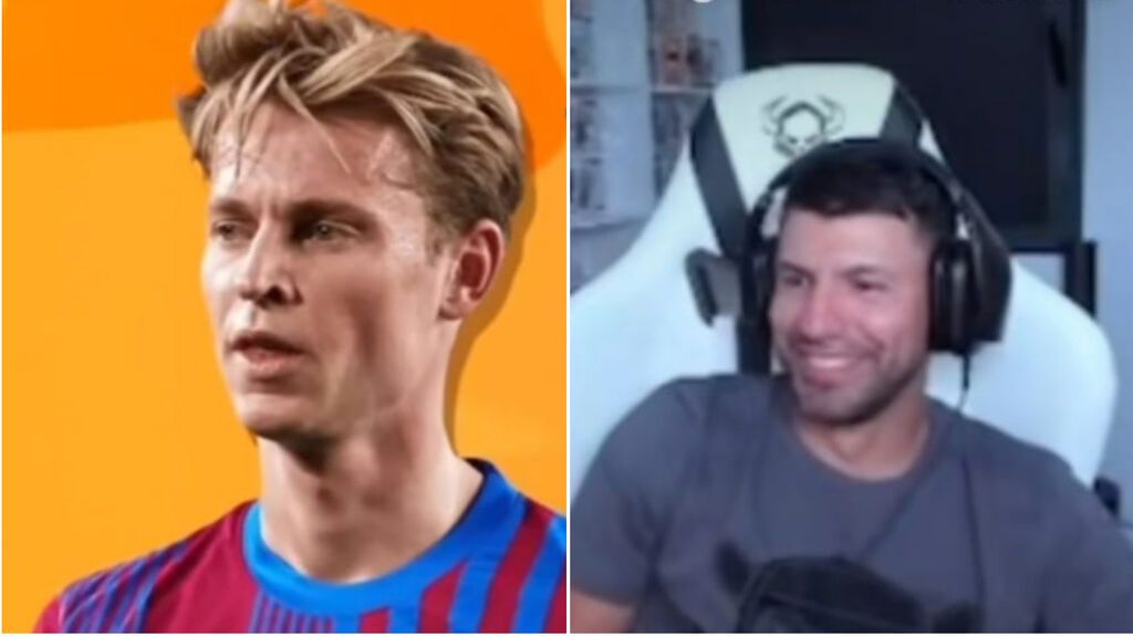 El lapsus de Agüero al no acordarse del nombre de Frenkie de Jong