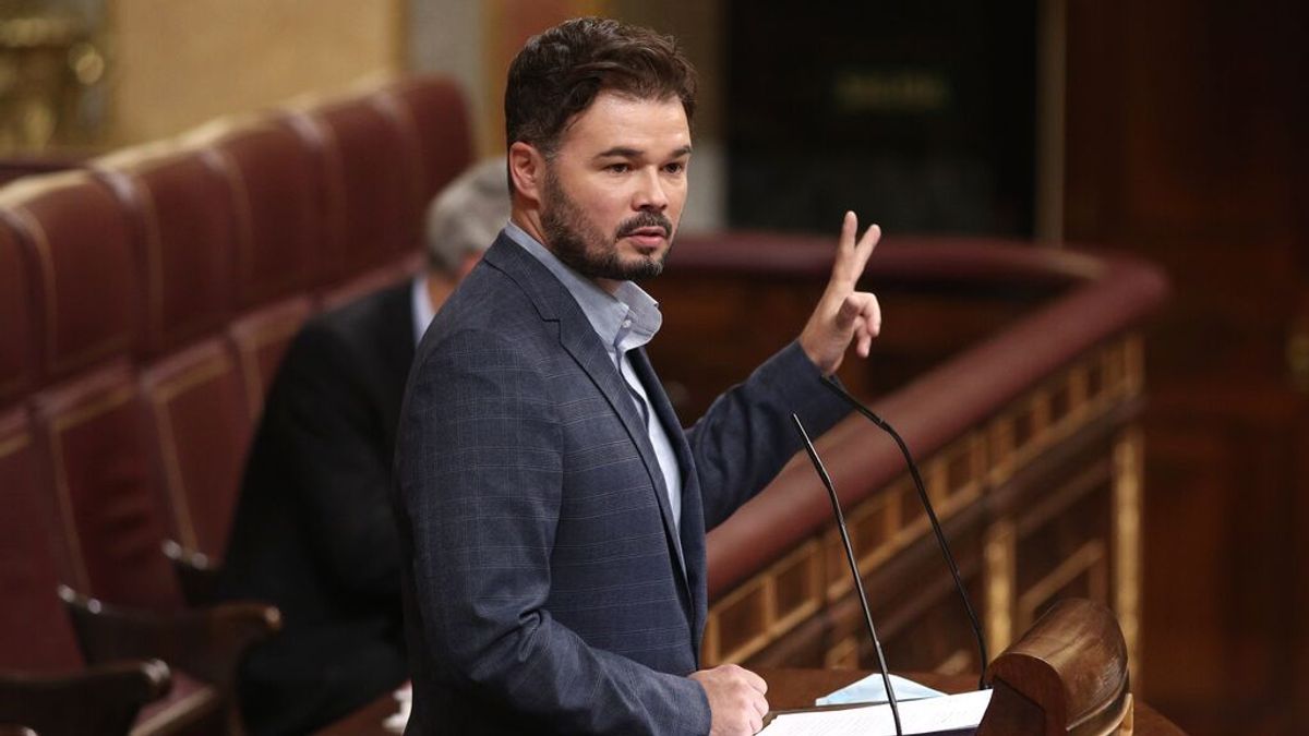 Rufián, sobre el regreso del rey emérito: "Parece Pablo Escobar" Rufián, sobre el regreso del rey emérito: "Parece Pablo Escobar"