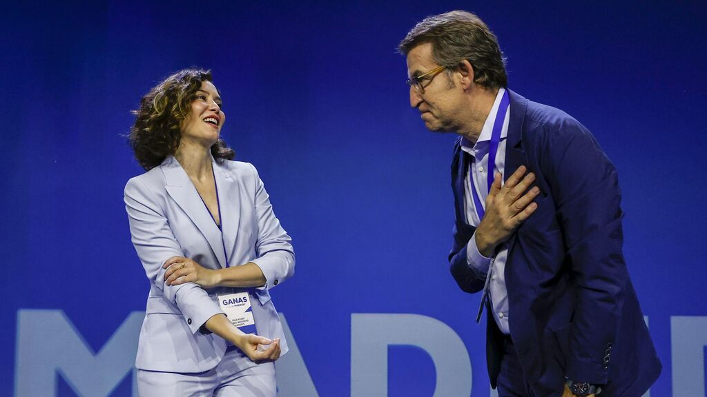 Ayuso y Feijóo confrontan sus dos estilos de hacer política en el Congreso de Madrid