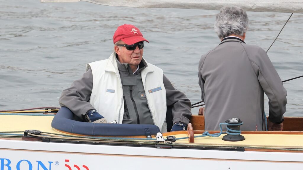 El emérito, en la 3ª Regata del IV Circuito Copa de España 2022