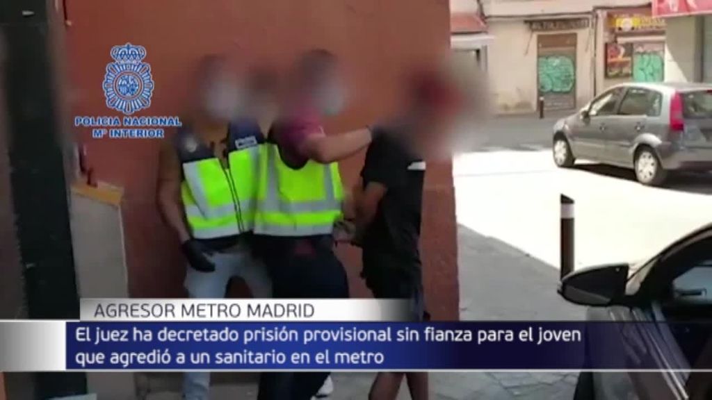 Primera noche en prisión del detenido por agredir a un sanitario en el Metro de Madrid