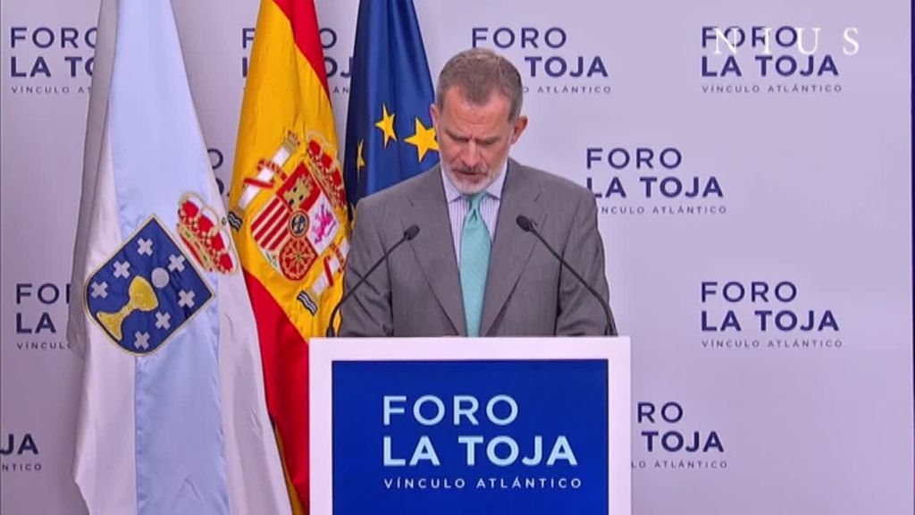 Felipe VI en la inauguración del Foro de La Toja
