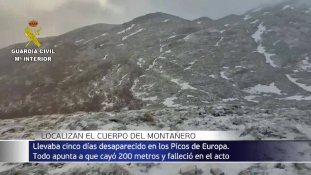Así murió Carlos Ugidos, el montañero desaparecido en Picos de Europa