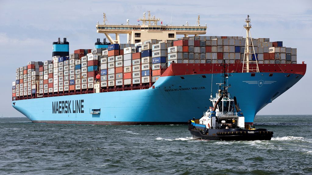 El transportador de container más grande del mundo