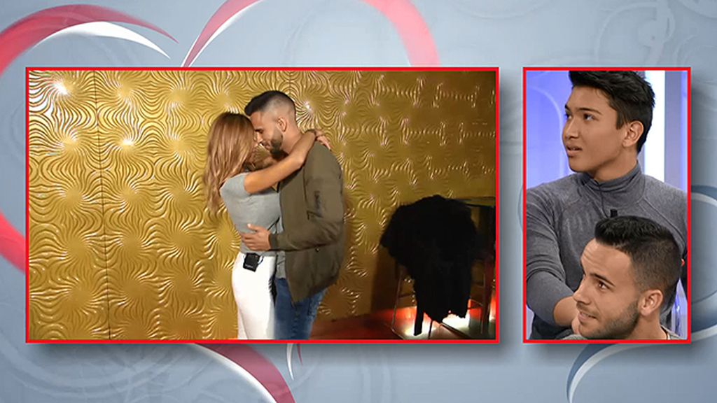Baile, acercamiento y beso incluído