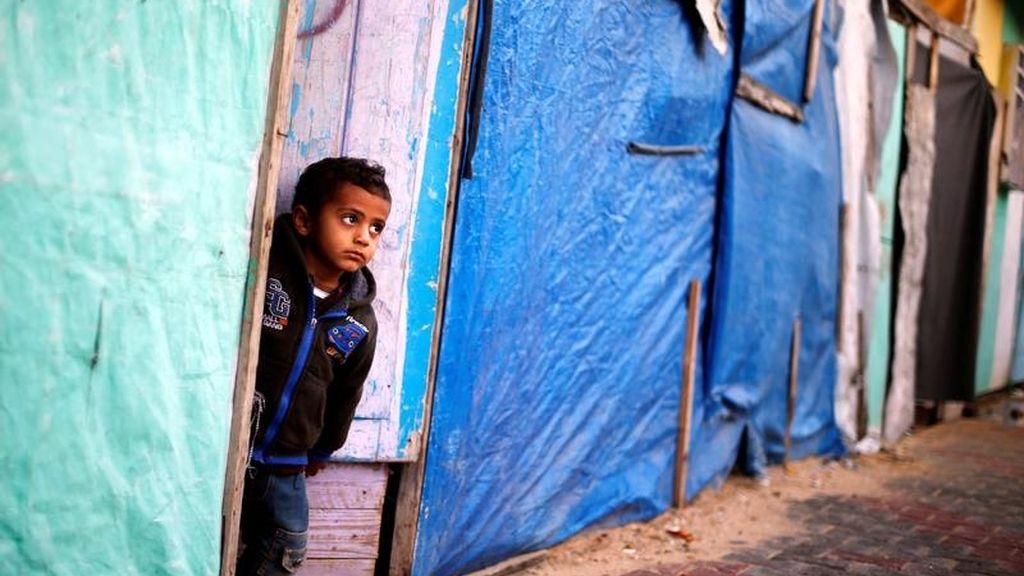 Día lluvioso en Beit Hanoun