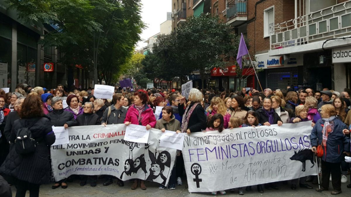 manifestación Alcorcón