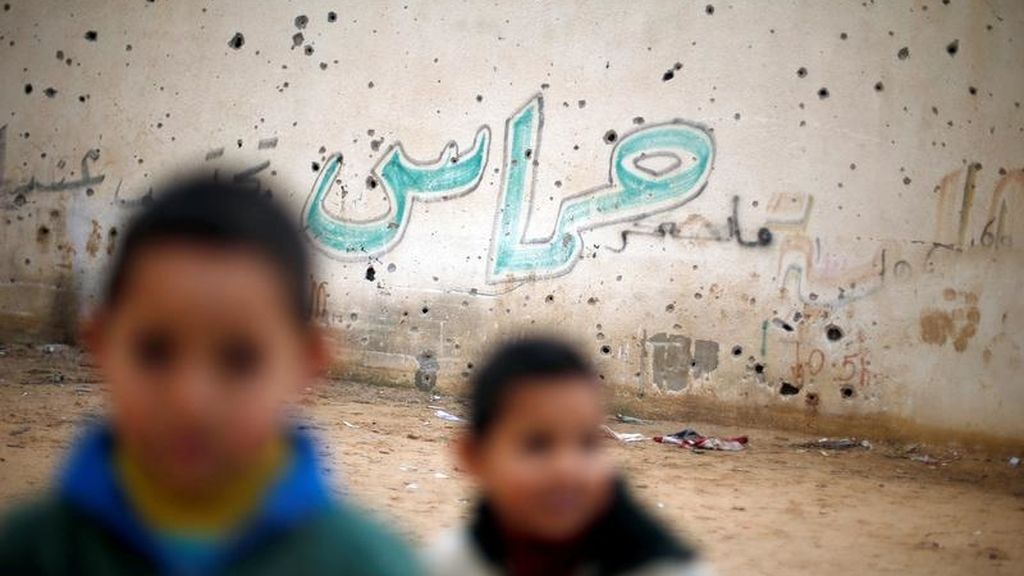 Niños en Gaza