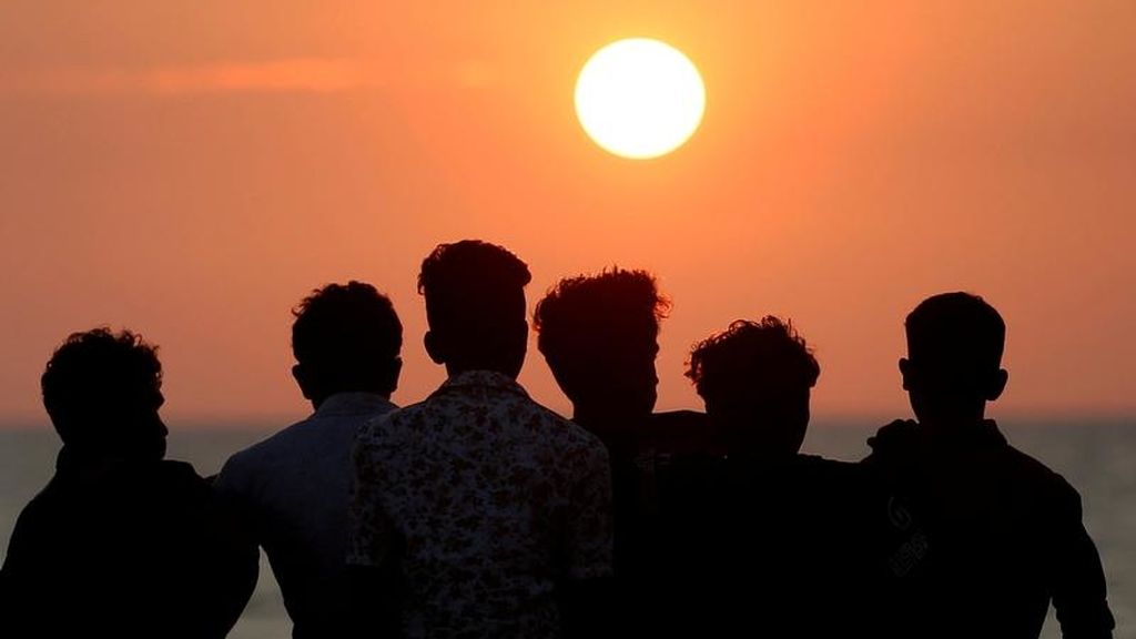 Puesta de sol en Sri Lanka