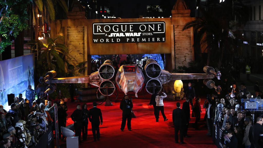 El 'X-wing' también estuvo presente