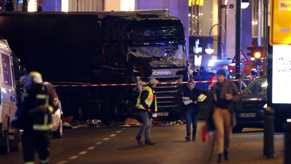 Las imágenes del atropello mortal en Berlín