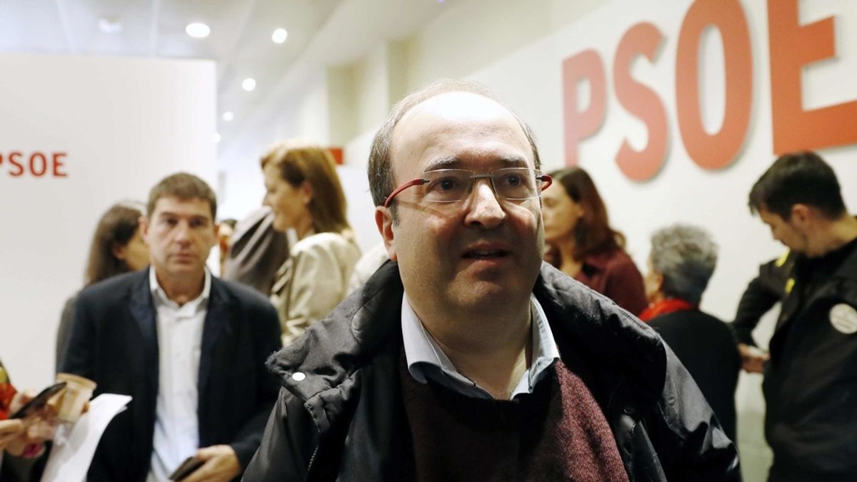 Miquel Iceta a la salida del Comité Federal del PSOE
