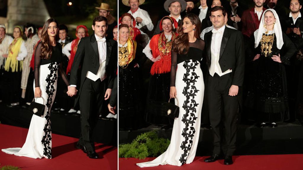 La cena de gala, de 150 invitados, se celebró en el Palacio de Braganza