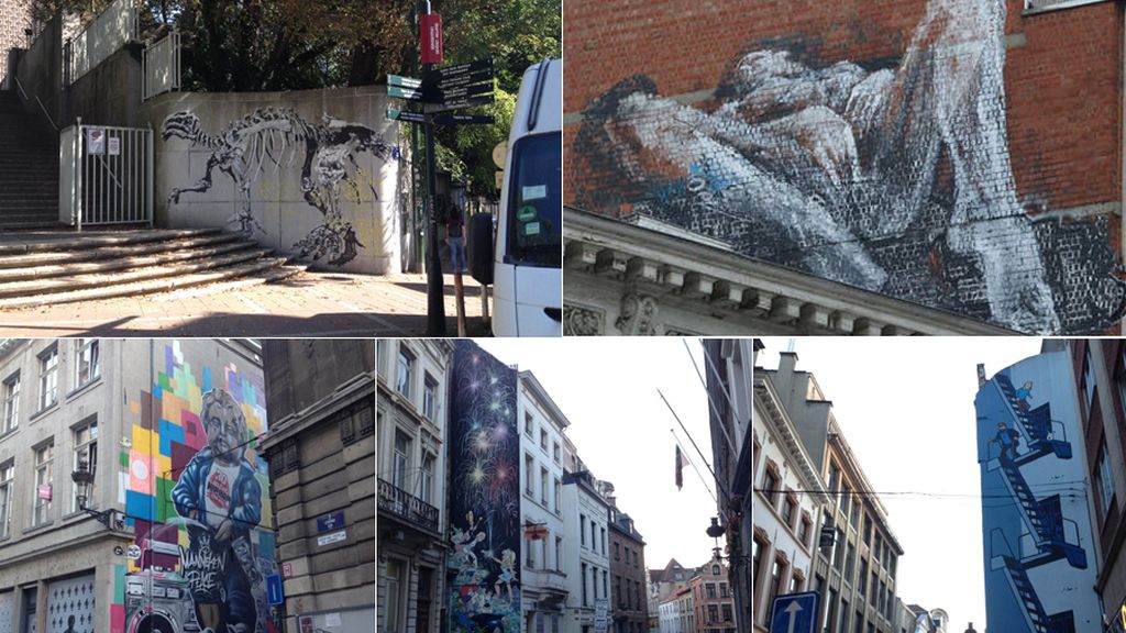 Murales eróticos Bruselas