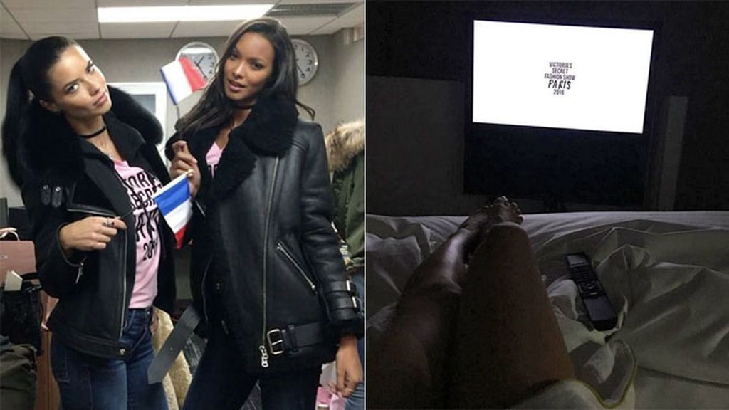 En jet privado y uniformadas de rosa: ‘los ángeles’ han viajado a París para el desfile