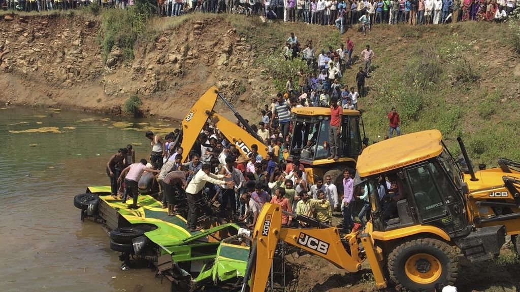 Accidente de autobús en la India