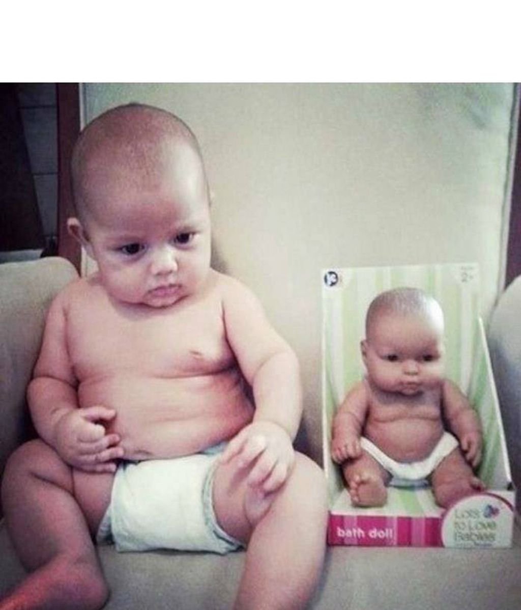 ¿Es su muñeco o su hermano gemelo?