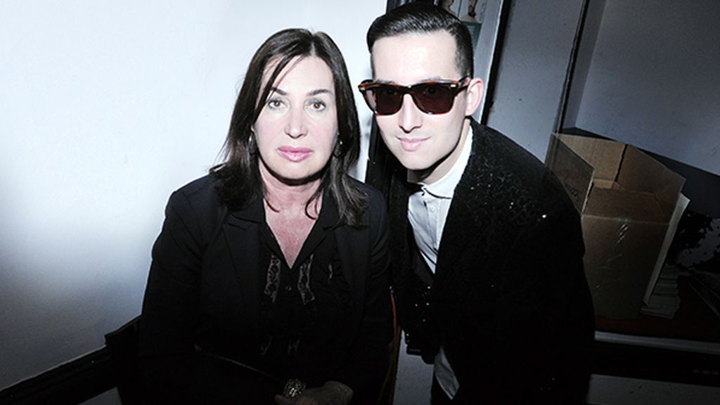 Posando junto a Carmen Martínez-Bordiú