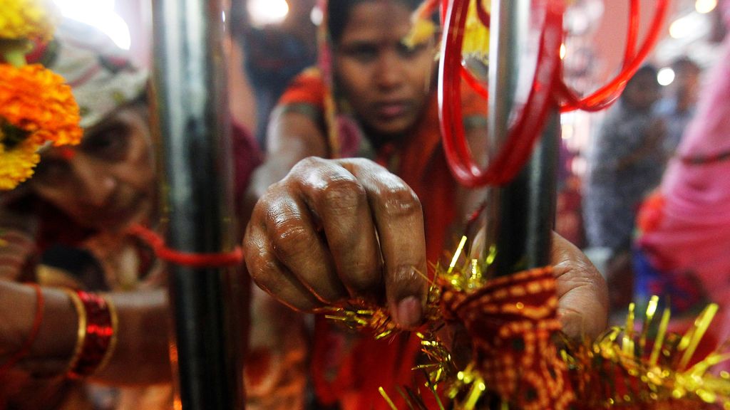 Continúa el festival Navrati en la India