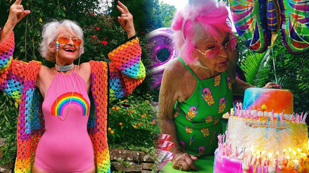Color y alegría: Baddie Winkle, la abuela internetera que enamora con sus 'looks'