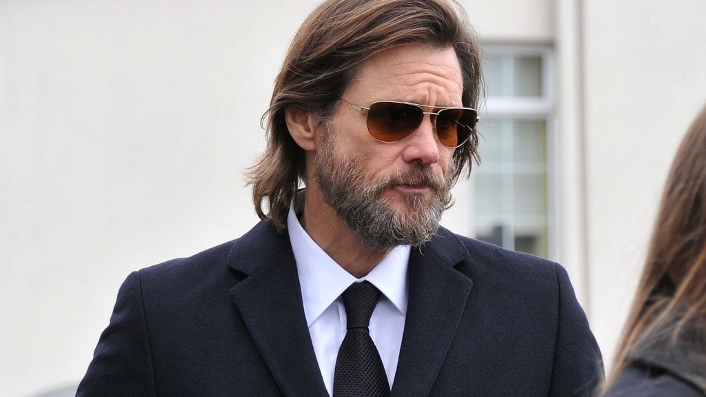 Jim Carrey funeral de su ex novia