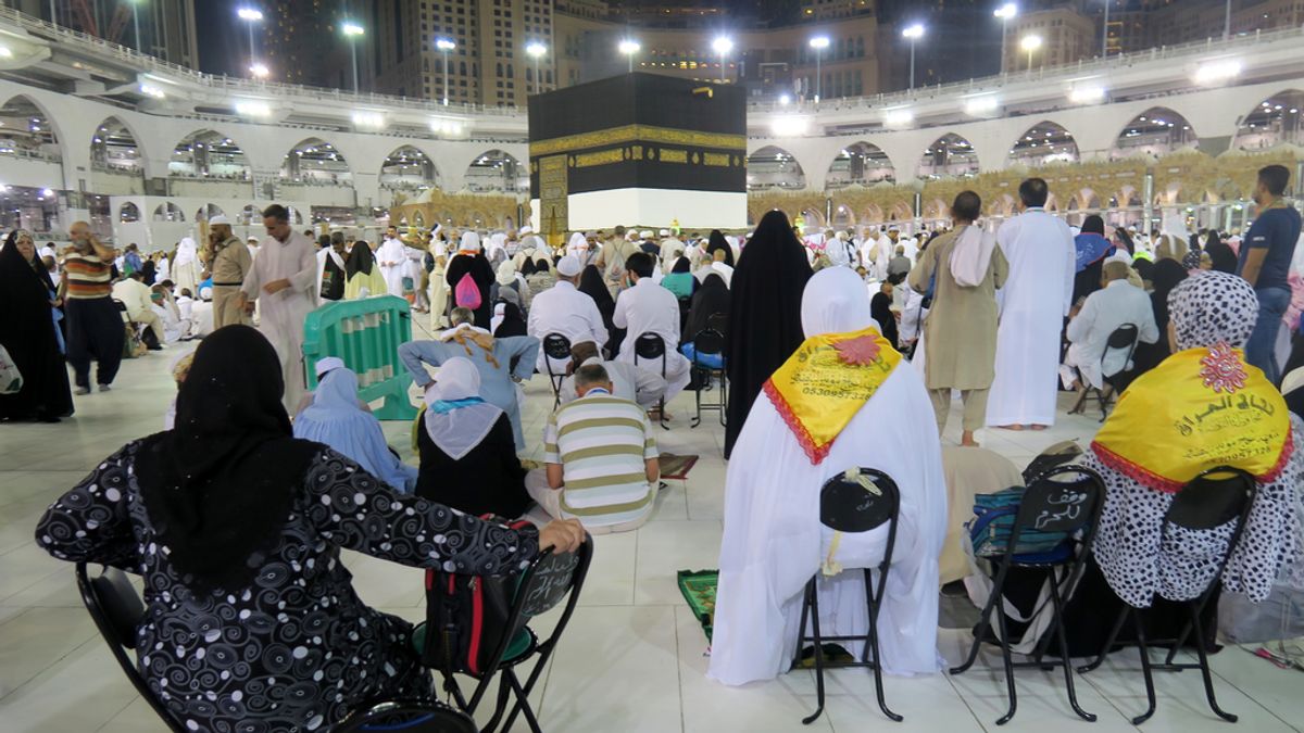 La Gran Mezquita en La Meca en Arabia Saudí