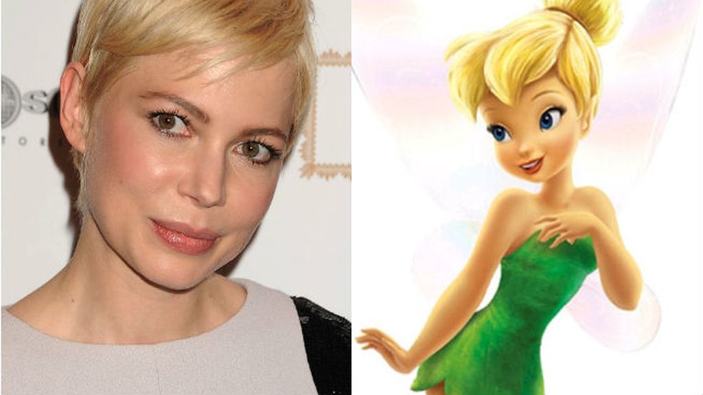 Los años comienzan a dejar huella en la carita de hada de Michelle Willams... no sale sin una buena dosis de polvos de Campanilla