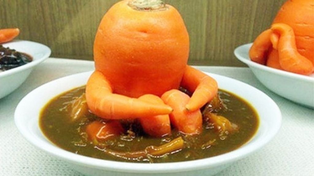 ¡Unos alimentos que dan miedo!